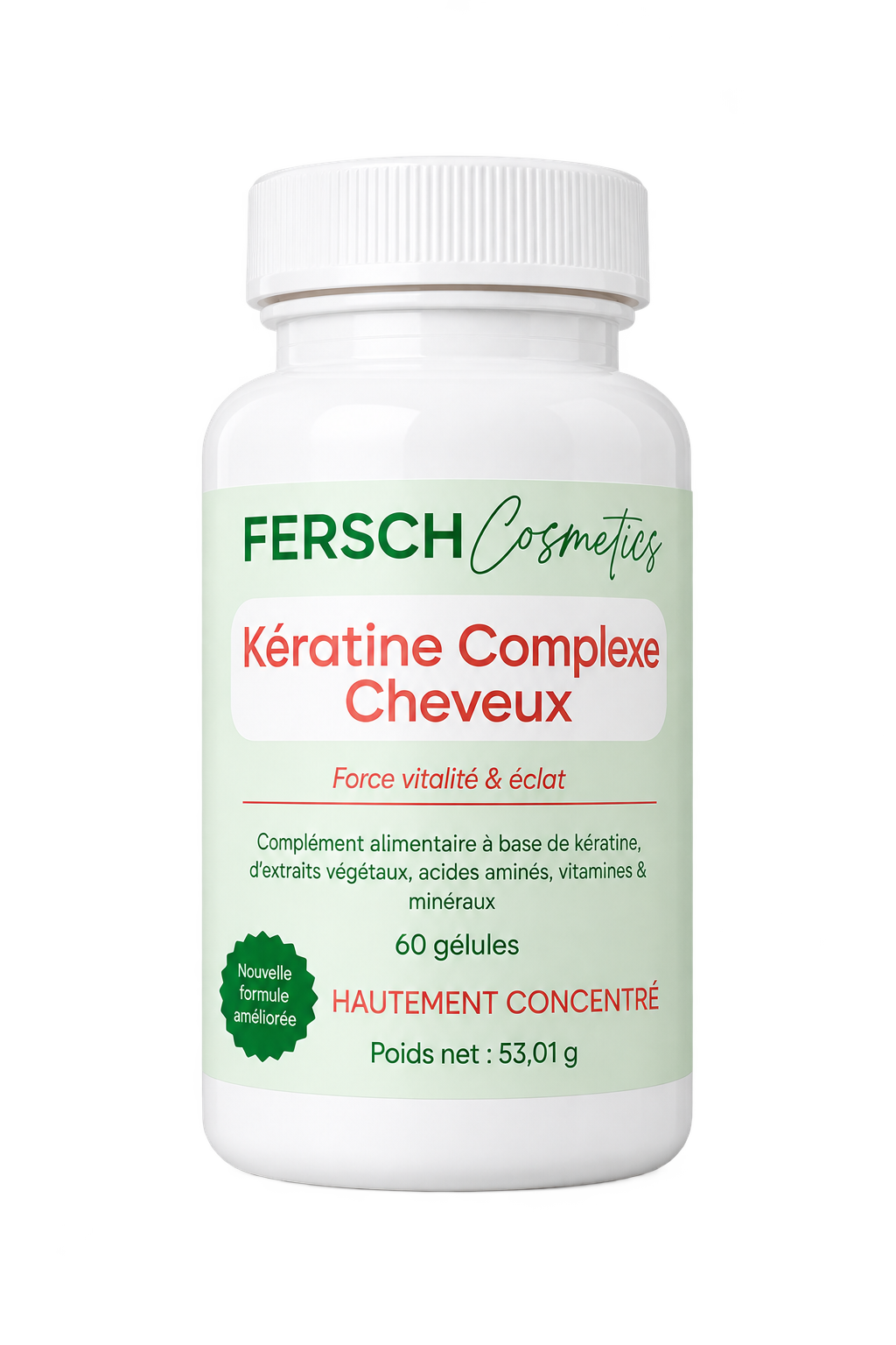 Kératine Complexe Cheveux — Cure 3 mois · 3 flacons